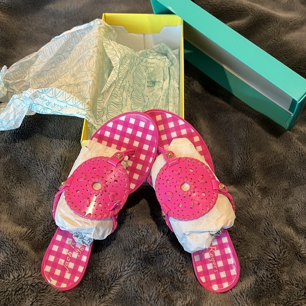 Jack Rogers New In Box. Size 8
